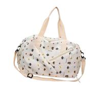 Gramigg Sac de voyage compact en nylon résistant aux déchirures avec bandoulière ergonomique et imprimé dessin animé mignon, blanc, One Size