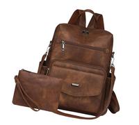 Gramigg Sacs À Main Pour Femmes De Voyage En Polyuréthane Cartables Convertible Design Bandoulière Avec Bandoulière En Cuir PU