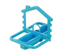 Gramigg Support à oiseaux facile à nettoyer avec miroir et bol pour une installation simple et un jouet d'activité intéressant