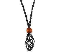 Gramigg Support de collier vide pour pierre de rechange - Longueur réglable - Pour fabrication de bijoux, Corde en coton, Corde en coton