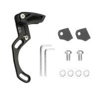 Gramigg Support de lit en métal avec plaque verticale réglable et finition anticorrosion, montage silencieux, sans outils, guide de chaîne de vélo de lit dans le monde entier