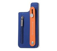 Gramigg Support de téléphone rotatif sécurisé pour carte de téléphone, bracelet réglable, étui en cuir PU, installation simple pour les trajets en salle de sport, voyage, support de téléphone adhésif