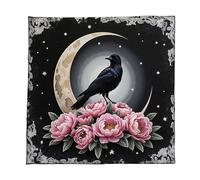 Gramigg Tapis De Tarots Brodés Mystiques Tissu Polaire 50x50cm 60x60cm 75x75cm Compact Et Pliable Adapté Velours Doux Propres Et en Groupe Tissu De Divination