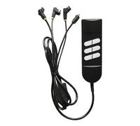 Gramigg Télécommande électrique inclinable à 6 boutons, trois compatibilités, combiné ergonomique en ABS, hauteur réglable, hauteur réglable, commande manuelle électrique