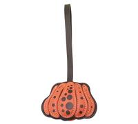 Gramigg Un porte-clés festif en cuir orné d'une breloque en forme de citrouille est une décoration de Noël idéale et un accessoire cadeau. Porte-clés citrouille en cuir Cadeaux de Noël, citrouille