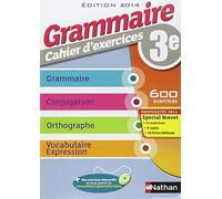 Grammaire 3e - Cahier d'exercices