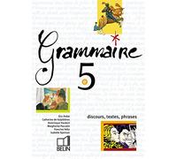 Grammaire - 5e: Manuel élève