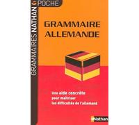GRAMMAIRE ALLEMANDE POCHE