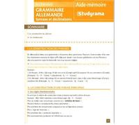 Grammaire Allemande - Syntaxe Et Déclinaisons