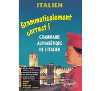 Grammaire alphabétique de l'italien - Eliane Bayle - Ellipses - broché - Scolaire / Universitaire