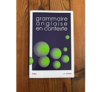 Grammaire anglaise en contexte