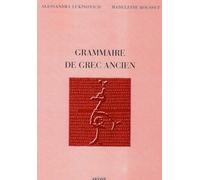 Grammaire De Grec Ancien