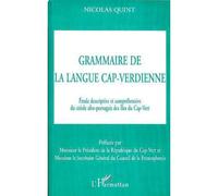 Grammaire de la langue cap-verdienne – Etude descriptive et compréhensive du créole afro-portugais