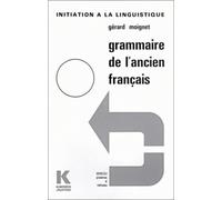 Grammaire de l'ancien français