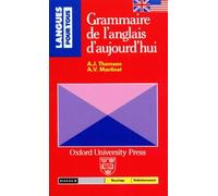 Grammaire de l'anglais d'aujourd'hui