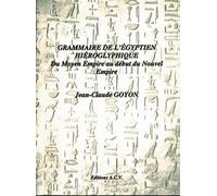 Grammaire de l'Egyptien hiéroglyphique