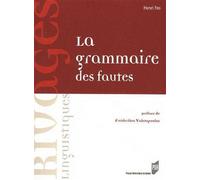Grammaire des fautes - Pur - Presses Universitaires Rennes - broché - Essai