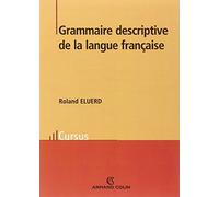 Grammaire descriptive de la langue française