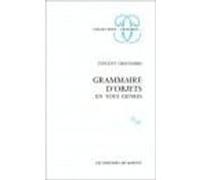 Grammaire d'objets en tous genres Vincent Descombes (Auteur)