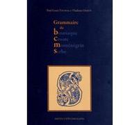 Grammaire du Bosniaque Croate Monténégrin Serbe