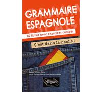 Grammaire espagnole. C'est dans la poche ! 80 fiches avec exercices corrigés. A2-B1 - Roca Senpau - Ellipses - broché - Méthode de langue