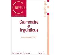 Grammaire et linguistique - Petiot - Armand Colin - broché - Etude