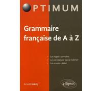 Grammaire Française De A À Z