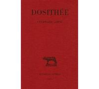 Grammaire latine - Dosithee - Belles Lettres - broché - Manuel