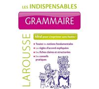 Grammaire - Les indispensables Larousse - Jean Dubois - Larousse - broché - Méthode de langue