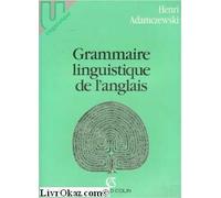 Grammaire linguistique de l'anglais