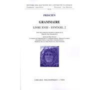 Grammaire, livre XVIII : Syntaxe 2