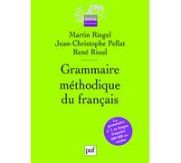 Grammaire méthodique du français