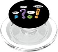 Grammaire Ponctuation Attendez Quoi Arrêtez Je suis d'accord PopSockets PopGrip pour MagSafe