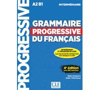 Grammaire progressive du français intermédiaire 4è édition - Maïa Grégoire - Cle International - Livre CD - Méthode de langue CD