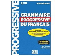 Grammaire progressive du français - Niveau intermédiaire (A2/B1) - Livre + CD + Appli-web - 4ème édition