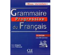 Grammaire progressive du français - Niveau intermédiaire - Livre + CD + Livre-web - 3ème édition