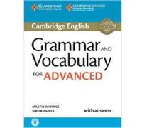 Grammar And Vocabulary For Advanced Book With Answers And Audio: Self-Study Grammar Reference And Practice (Cambridge Grammar For Exams) (Paperback) Martin Hewings, Simon Haines (Auteur)