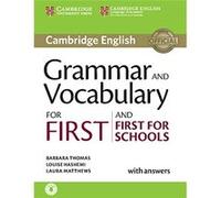 Grammar And Vocabulary For First And First For Schools With Answers Barbara Thomas Barbara Thomas - Louise Hashemi - Laura (Auteur)