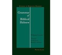 Grammar of Biblical Hebrew (Studies in Biblical Hebrew) - [Version Originale] Inconnu (Auteur)