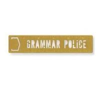 Grammar Police Metal Bookmark Stencil by Galison Galison (Auteur)