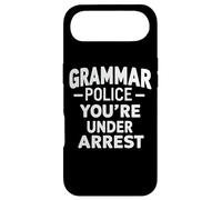 Grammar Police - You're Under Arrest Language Teacher Humour Coque pour iPhone Air