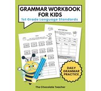 Grammar Workbook for Kids 1st Grade Language Standards - Daily Grammar Practice to Build Language Skills: Parts of Speech Practice, Sentences & Punctuation, Build Vocabulary for Kids