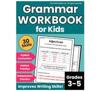 Grammar Workbook for Kids: Grammar Rules Book, Daily Grammar Practice, Sentence Writing for Kids, 3rd Grade Grammar Practice, Grade 4 & 5 Grammar Workbook, Homeschool Grammar Curriculum Grade 3 4 5