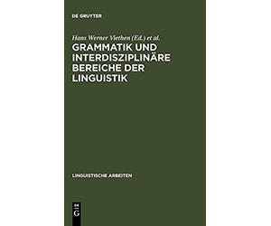Grammatik Und Interdisziplinäre Bereiche Der Linguistik