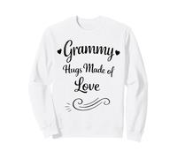 Grammy Hugs Made of Love - Famille fière des Petits-Enfants Grand-mère Sweatshirt