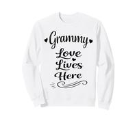 Grammy Love Lives Here - Famille fière et Cool pour Petits-Enfants Grand-mère Sweatshirt
