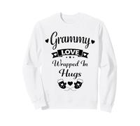 Grammy Love Wrapped in Hugs - Grand-Kids Favorite Grandma Sweatshirt