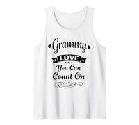 Grammy Love You Can Count - Une Grand-mère de Famille fière et aimante Débardeur