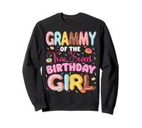 Grammy of The Two Sweet 2nd Birthday Girls Donut Lover Sweatshirt