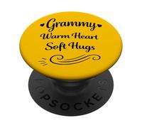 Grammy Warm Heart Soft Hugs - Proud & Loving Family Grandma PopSockets PopGrip Adhésif